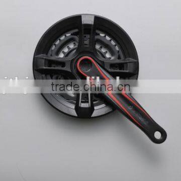 IISS307P+4 bicycle crank & chainwheel steel crank170mm and steel chainring 24T/34T/42T