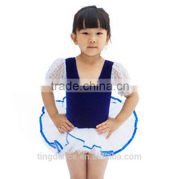 2015 new tieback velvet children dance costume