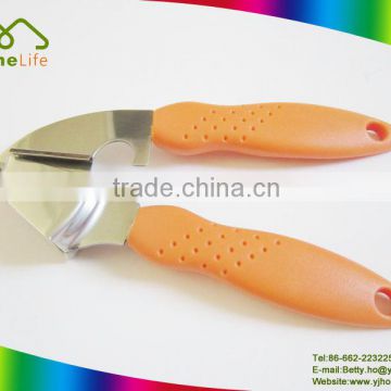 Hot sale plastic handle high quality stainless steel garlic press