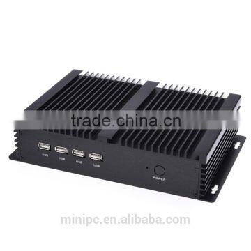 Fanless Industrial PC With Intel Celeron C1037U 1.8Ghz CPU Auto Boot USB 3.0 Dual Gigabit Lan 4 COM 1G RAM 80G HDD HTPC photo-3