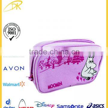 2016 new fashion school pencil pouch, promotion cute kids stationery case