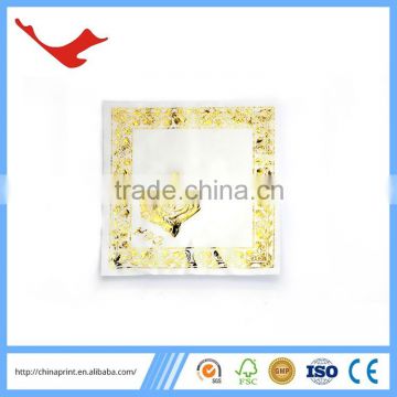 005 hot stamping decorative art design printed paper napkin