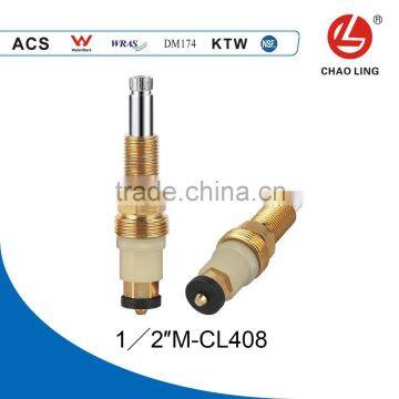 1/2 slow open faucet cartridge brass cartridge