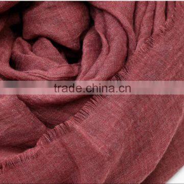 Customized 100% Linen Scarf