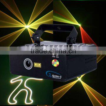 Perfect RGY color laser lisht show equipment