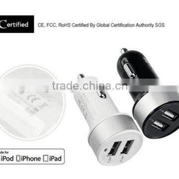 High Quality Universal Smart Fuse Circuit-Breaker Protection Dual USB Port 5V 3.1A Car Charger For Mobile Phones Tablet PC photo-3