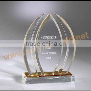 acrylic trophy and acrylic awards/acrylic trophy case/acrylic trophy china