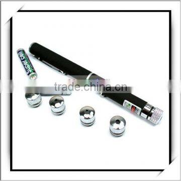 5 in 1 100mW 532nm Mid-open Kaleidoscopic Green Laser Pointer Pen