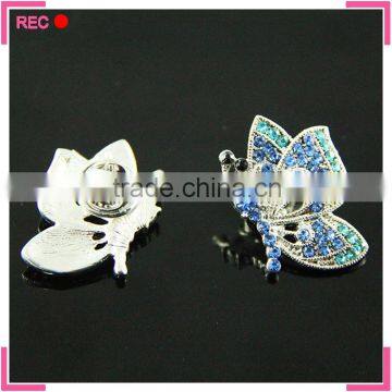 Cheap butterfly lapel pins, souvenir lapel pins with Butterfly clasp