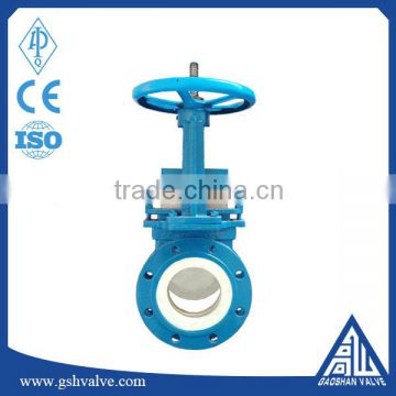 ceramic seat knife gate valve with handwheel