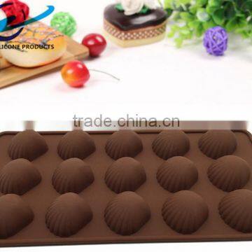 100% Food Grade DIY Shell Shaped Silicone Funny Chocolate Mold Tray photo-5