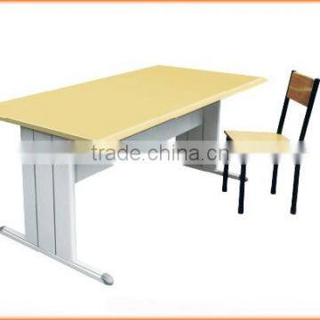 School Furniture Double Metal Desk and Chair Set for Students