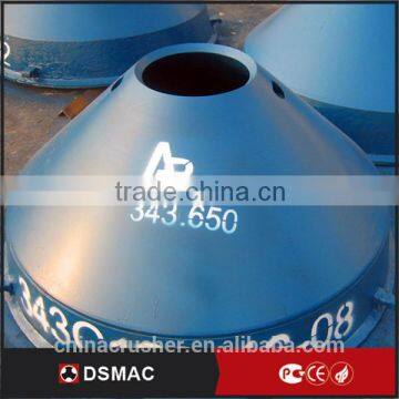 Terex spare parts- cone crusher concave, cone crusher spare parts with longer serve life (from OEM manufacture)