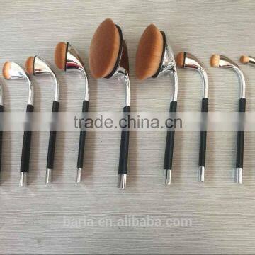 2016 World Best Selling Products Cosmetics Golf Makeup Brushes Free Samples Oval Makeup Brush Set photo-5