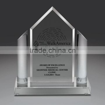 Top quality Luxury acrylic award plaques/ acrylic trophy