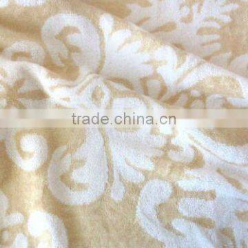 Jacquard bamboo bath towel fabric