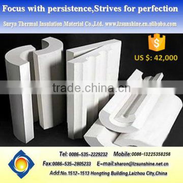 Low Thermal Conductivity Calcium Silicate Pipe For Boiler Body