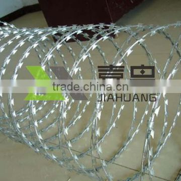 Galvanized razor barbed wire for sale