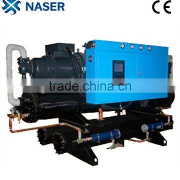 China Manufacturer Environmental Friendly R407c Refrigerant 100HP Industrial Screw Chiller