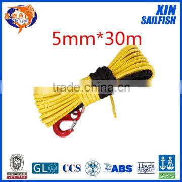 XINSAILFISH 5mm*30m winch line for atv/utv winches,cable winch for auto parts