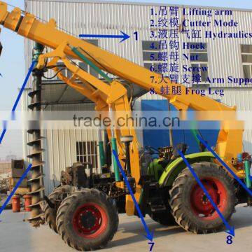 Hydraulic Earth Drilling Machine Bored Piling Equipment Hydraulic Post Hole Digger photo-2
