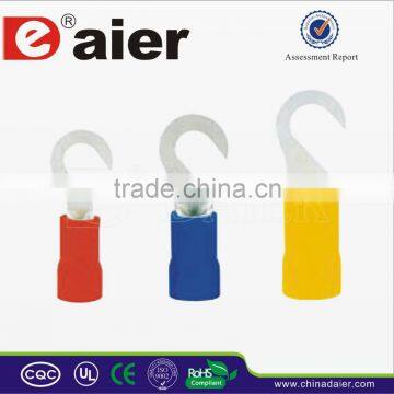 Hooked Pre-Insulating HV Series Electrical Cable Crimp Lug