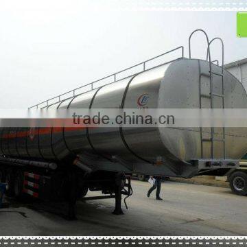 100m3 semi-trailer with Stainless steel for liquide transport