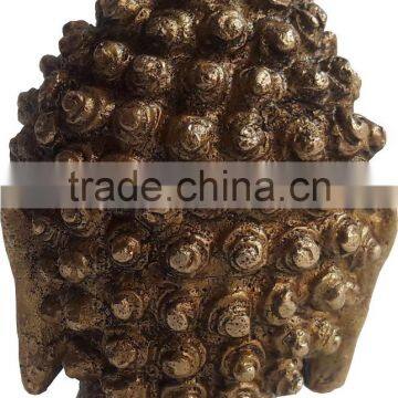 Brass Buddha Head Statue photo-2
