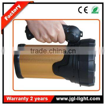 Jianguang10 watt cree flashlight high beam search lights rechargeable rescue search light 5JG-A390E