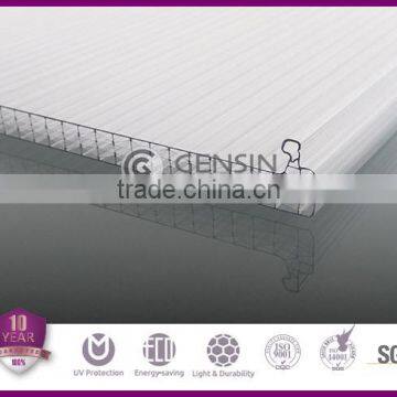 12-18mm 100% Leakage Proof Polycarbonate Sheet/Polycarbonate System for Curved Roof photo-2