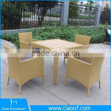 Горячая продажа! Большой ратановый обеденный набор для садовой мебели photo-3