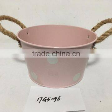 Cheap Custom Gift Packaging Hanging Rectangular Round Wrought Iron Window Box Planter photo-6