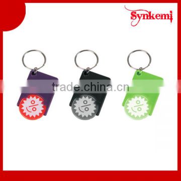 Plastic key chain wholesale