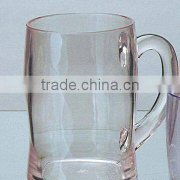 transparent cup w/handle