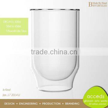 Different Shape Popular Borosilicate Handblown World Cup Beer Mug photo-2