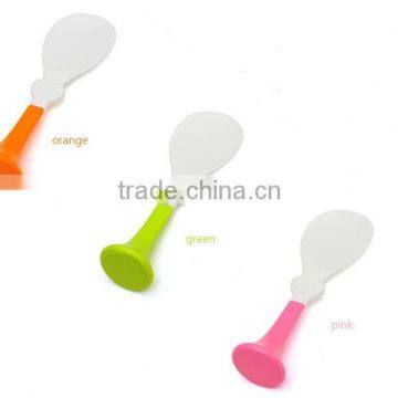 Small Order Fashion Withdrawable Stand Plastic Meal Spoon photo-3
