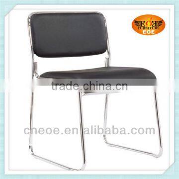 Simple design chromed meeting chairs stackable