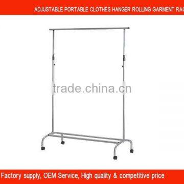 Adjustable Portable Clothes Hanging Garment Rack