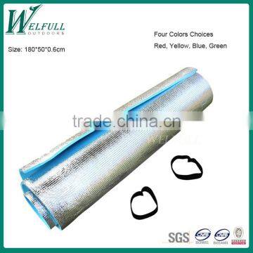 Camping Sleeping Mat Pad Hiking Backpacking Foam Bed Roll Thermal Reflective(180*50*0.6cm)