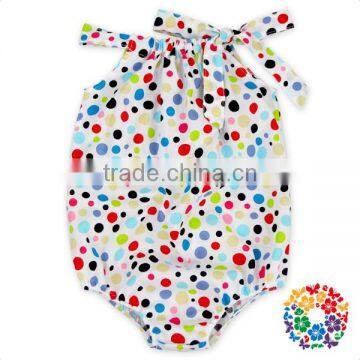 Wholesale Girl Clothing Smock Bubble Baby Girl Romper Florals Inftant Toddler Clothes Baby Cotton Romper photo-2