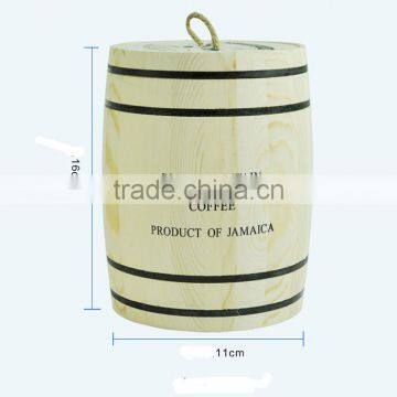 Small Recycle Wooden Small Keg for Coffee Bean photo-2