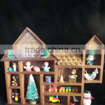 Wall Mountable Christmas House Scenery