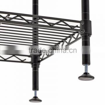 China Supplier Steel Industrial Welded Wire Shelving, Black photo-3