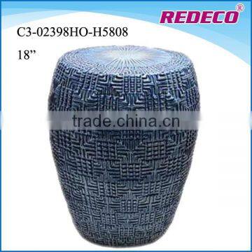 High Quality Ceramic Drum Garden Chair