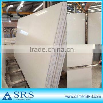 Pure White Artificial quartz stone slab