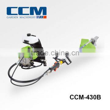 2 STROKE 42.7CC CE gasoline brush cutter with curved shaft