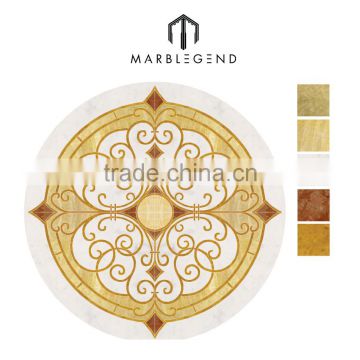 best price natural well polished round shaped marble pattern