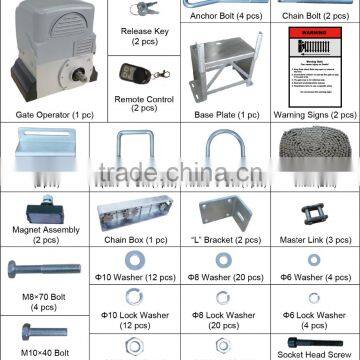 Electric Chain Sliding Gate Opener With Chain Box photo-6