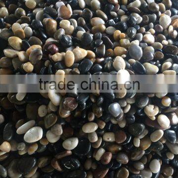 High polished colored landscaping stone