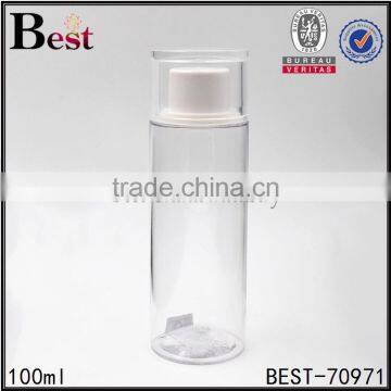 100ml Clear PETG Lotion Bottle Pump High Grade Wave Shape Lotion Bottle Pump photo-6